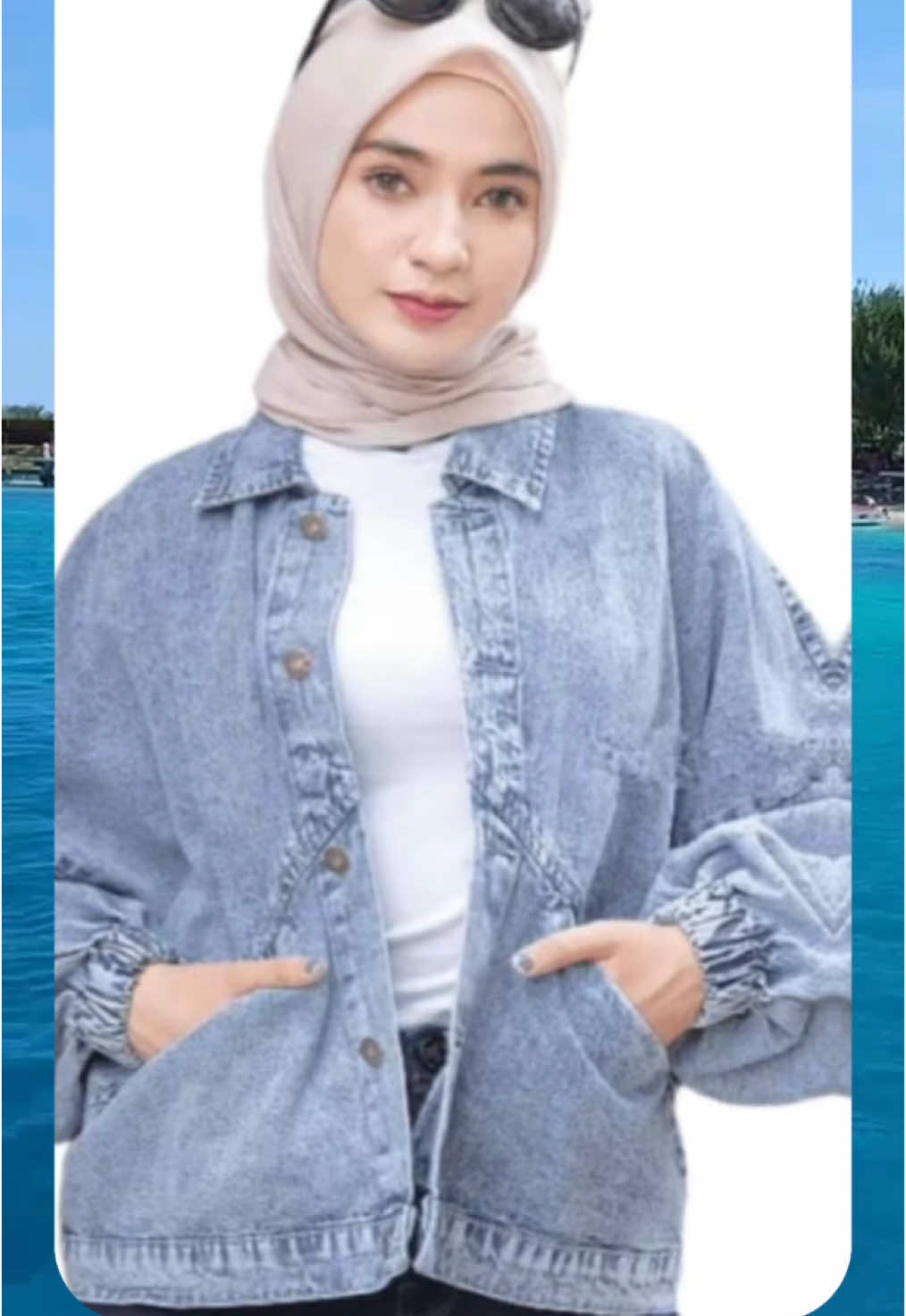 Jaket Jeans Wash Wanita