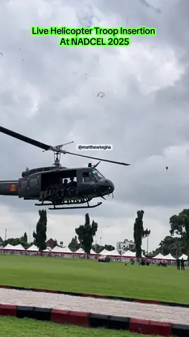 Live Helicopter Troop Insertion at NADCEL 2025