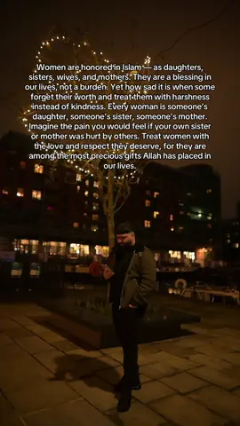 Men should treat women with kindness, honor, and respect, just as our beloved Prophet Muhammad (ﷺ) taught through his words and actions. #fyp #foryou #foryoupagе #CapCut 