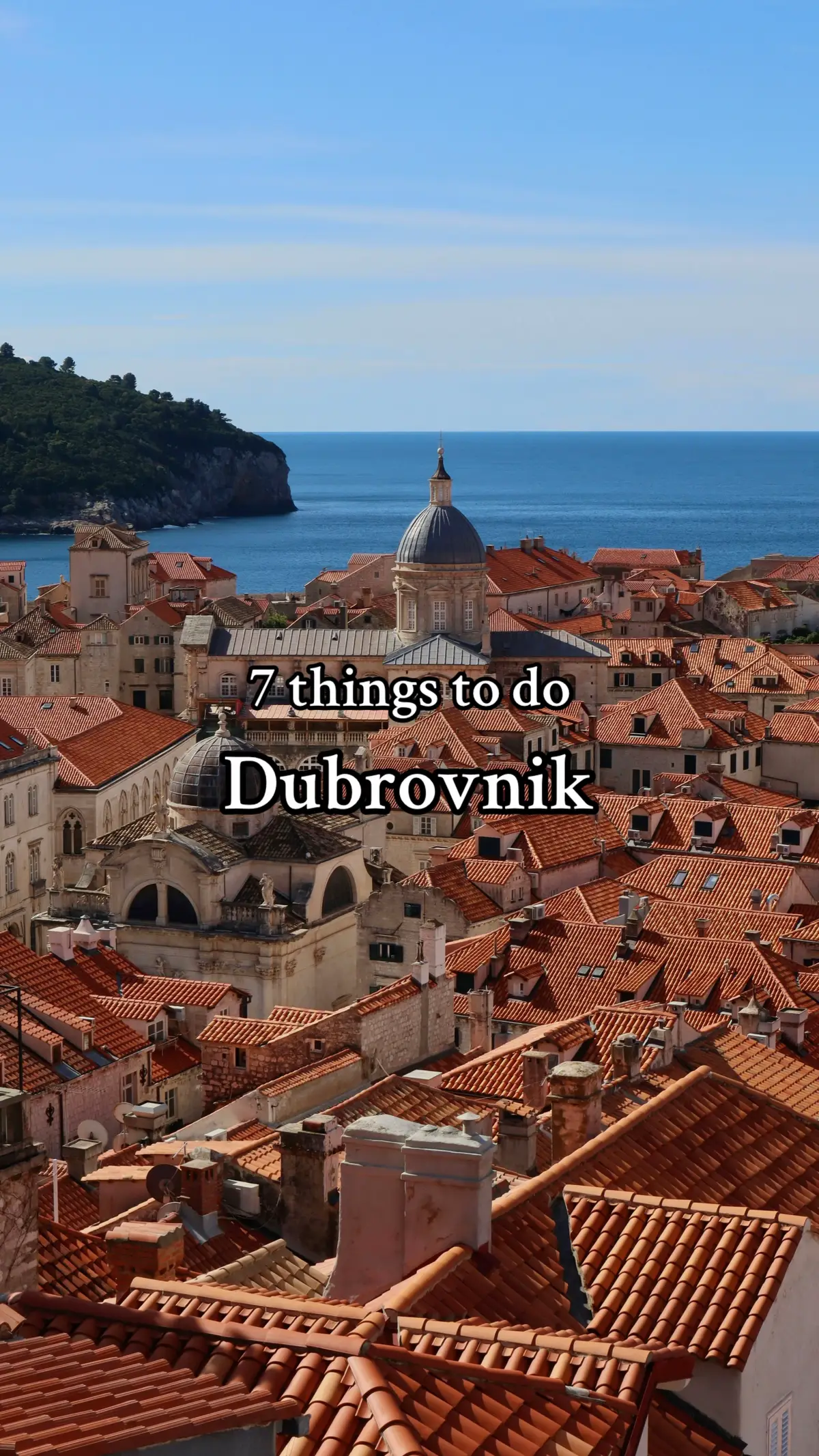 7 must see things to do in Dubrovnik, Croatia! 🇭🇷  Save for your next trip ✨ #fyp #dubrovnik #croatia #croatia🇭🇷 #dubrovnikcroatia #visitcroatia #holiday #vacations #dubrovnikoldtown #bluecavecroatia #cablecar #lokrumisland #viral #travel #traveltiktok 