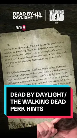 Rick Grimes & Michonne are coming to Dead by Daylight. Their DBD perks were also possibly hinted at. #dbd #deadbydaylight 