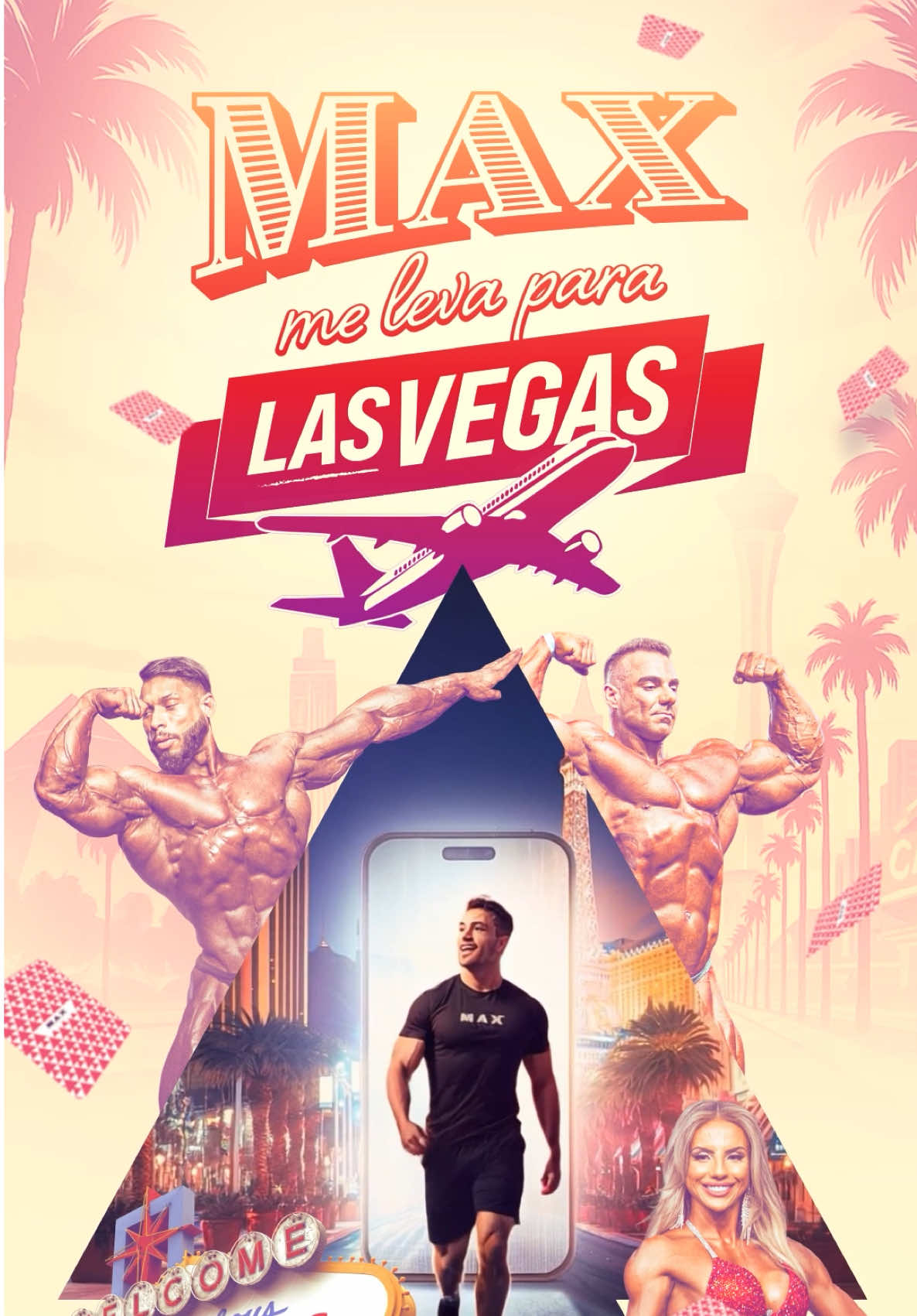 MISSÃO VEGAS: ATIVADA ✈️⭕️ Ramon e Brandão receberam o chamado... agora é a sua vez. Vamos levar um seguidor pra viver o maior campeonato de fisiculturismo do mundo com a gente em Las Vegas. E não é sorteio, é desafio. Grave um vídeo (até 60 segundos) mostrando como nossos suplementos fazem parte da sua rotina! Vale treino, cozinha, correria do dia a dia... quanto mais criativo, melhor! 🚨 REGRAS: - Poste marcando: @maxtitaniumsuplementos (Instagram) ou @maxtitaniumoficial (TikTok) - Use a hashtag #maxmeleva - Deixe seu perfil aberto - Até 31 de agosto - Toda semana escolheremos o vídeo mais criativo dos últimos 7 dias para ganhar um kit de suplementos - E no final da campanha, o mais criativo e com visto de embarque válido embarca com a gente e o Elite Team rumo a Vegas! Vocês pediram!  A MAX ENTREGA!🔥 #maxtitanium #missaovegas #maxmeleva #lasvegas