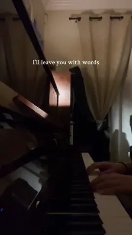 I’ll leave you with words #illleaveyouwithwords #jetelaisseraidesmots #piano #pianocover #pianotutorial #pianotok #fyp #viral 