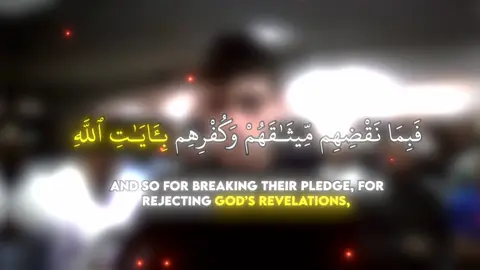 Surah an Nisa 155-158 / #quran #recitation #quranrecitation #quran_alkarim #surahannisa #قران #سورة #سورة_النساء #قران_كريم 