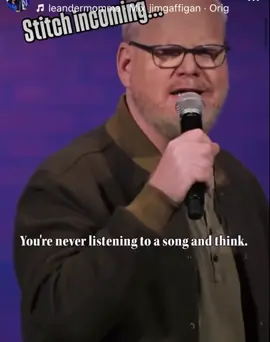 I like @Jim Gaffigan but he’s totally wrong about this one. 😁 We marching band nerds absolutely hear music on the radio (or in a video game!) and IMMEDIATELY think how great it would sound on the marching band field!!   #marchingband #stitched 