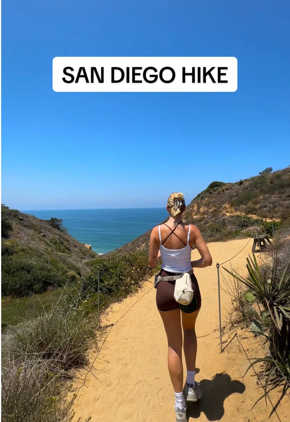 save !!! 📍guy flemming trail at Torrey pines 🌊 the most beautiful trail #torreypines #Hiking #sandiego #walkingtrail 