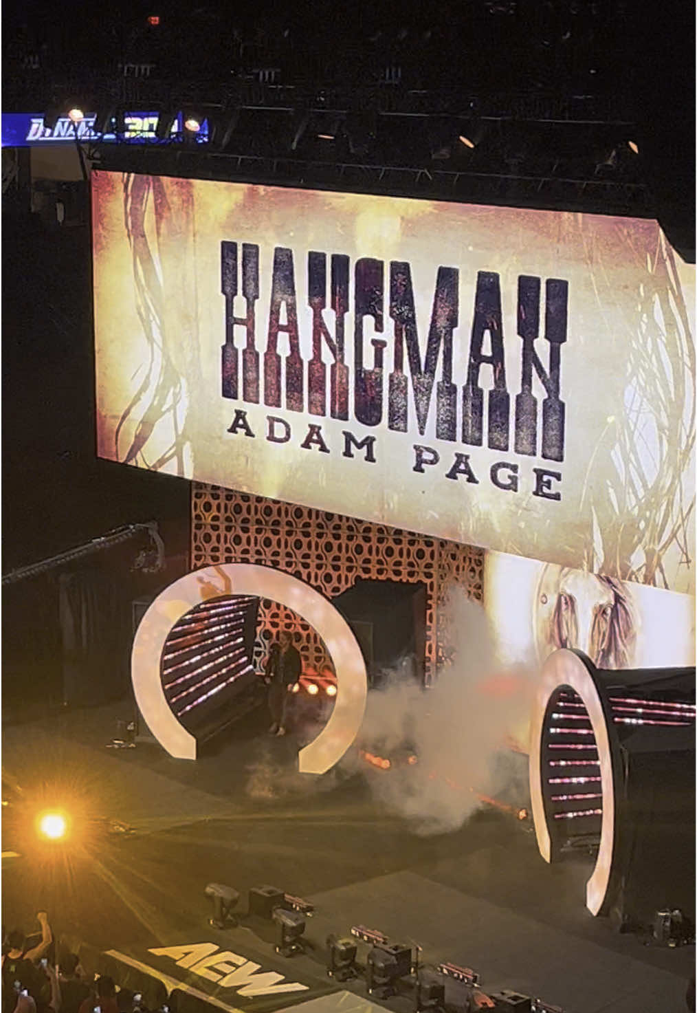 AEW Dynamite 300 opens up with a fired up Hangman Adam Page #hangmanadampage #adampage #aew #allelitewrestling #aewdynamite #aew300 #prowrestling 
