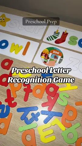 Great game for preschool prep!  #tiktokmademebuyit #dealsforyoudays #tiktokshopcreatorpicks #exposureplus #toysforkids #giftsforkids #toys #parenting #preschool #preschoolprep #learningactivities #letters #reading #preschoolactivities 
