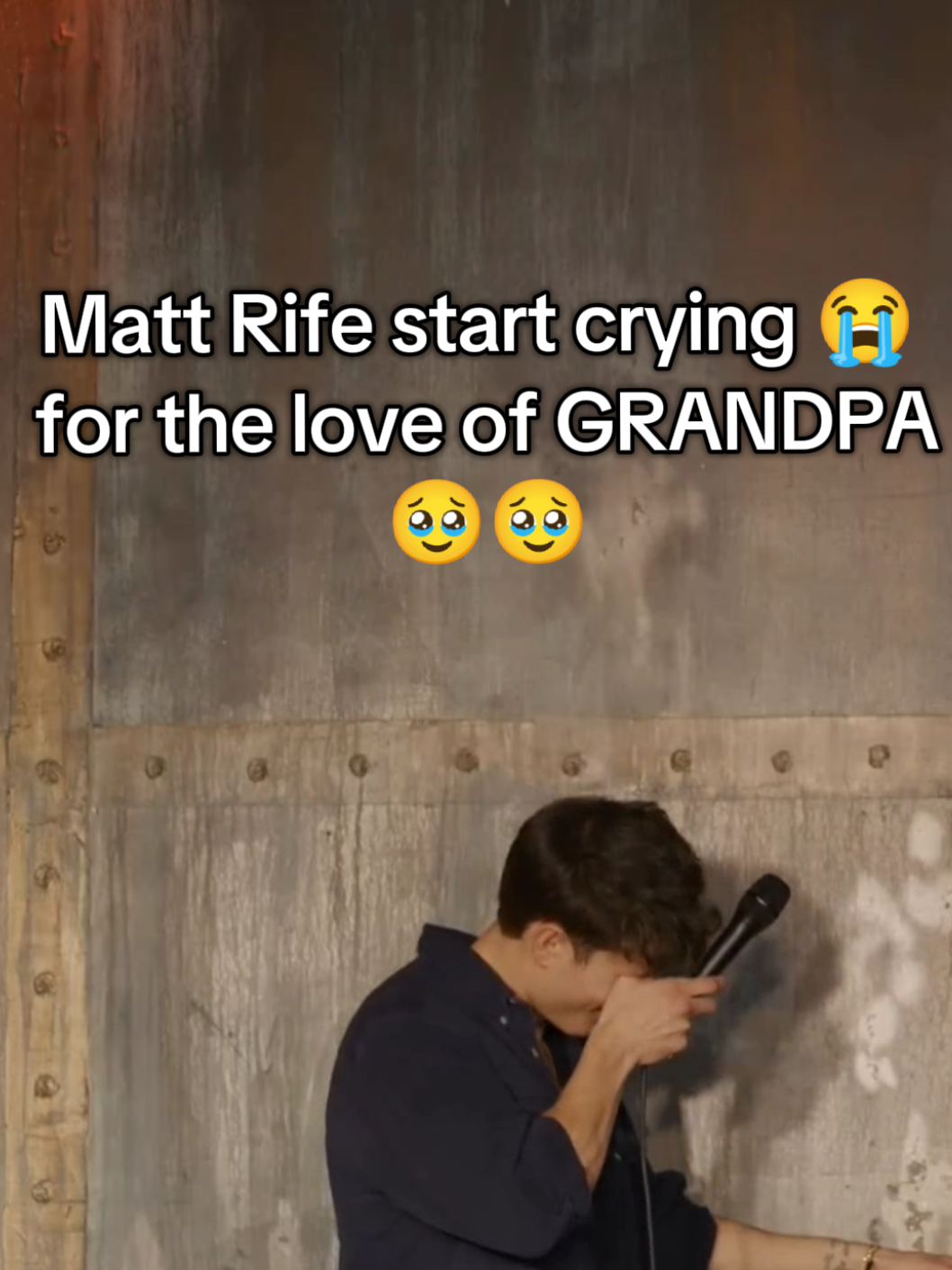 MATT RIFE cried for grandpa  #standupcomedy #comedyspecial #funnyvideo #mattrife #laughter #emotionalmoments 