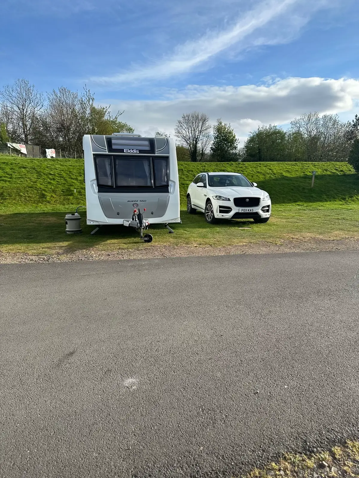 We probably won’t be away till after our holiday to Gran Canaria now 🤍 Loving the caravan life with our Kidavan!!!  Yes I’m obsessed with my dog Kida it was only right we named the caravan after her as she is the reason we wanted one!!!  Why did you get a caravan and what name did you call it?  #kidavan #caravan #carvannames #kida #newtocaravanning #elddisavante #elddisavante550 #jagfpace #jag #jaguar #towcar #toiring #elddis #elddistourer #caravantiktok #towingtiktok #exploringscotland #exploration #Love #memories #wheretonext 