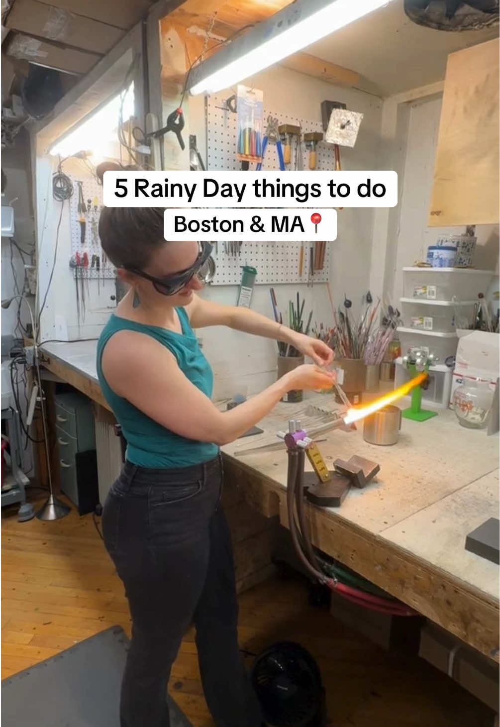 5 Rainy Day Things To Do in Boston and MA📍 Come enjoy the summer despite the rainy forecast ☔️🌈  👇 Here are 5 one-of-a-kind activities to try if you live in MA or are visiting: 1) Take A Glass Flameworking Workshop 🔥 Learn the basics of working with glass and make your own glass art!  🗓️ 7/12 + more. 📍Private Somerville Studio 2) Take A Yoga and Sound Meditation Workshop 🧘‍♀️ Enjoy a yoga session combined with sound healing. Followed by connecting over brews! 🗓️ 7/13 +more. 📍Long Live Brewery 3) Chinese Tea Experience ☕️Learn about the history of Chinese tea and taste authentically made tea 🫖  🗓️ 7/13 + more. 📍Brighton Private Space 4) Take A Linoleum Block Printing Intro Workshop 🎨Learn to carve your own design and use the printing press to create your own designs  🗓️7/12 + more. 📍Charlestown Private Studio 5)Mosaic Art Mirror Making Workshop 🪞🔷 Use mosaics, ceramic and glass tiles + more to create a decorative mosaic mirror in one afternoon. 🗓️ 7/13+ more. 📍Waltham Private Art Studio Find all these event and tickets on Hoamsy via our bio 🎟️ Follow @hoamsy The app/site to find the most bespoke local events in Boston and Massachusetts by small creators 🫶 #thingstodoinboston #rainyday #dateidea #frienddate #thingstodo #boston #massachusetts #rainydayvibes #hoamsy 