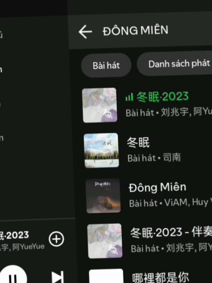 ĐÔNG MIÊN 2023 - A YUEYUE, LƯU TRIỆU VŨ #music #spotify #lyric #chill 