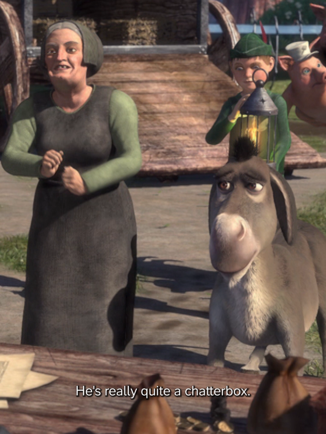 The one time Donkey actually shut up 🤐 #Shrek