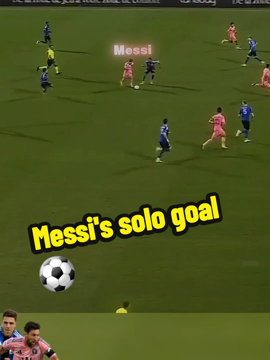 ☠️🐐 #ankaramessi #leomessi #lionelmessi #intermiami #sologoal #fyp #parati #pourtoipage Lionel Messi scored two goals as Inter Miami beat Philadelphia Union 4-1 · Messi's second goal was a solo effort, dribbling past four defenders .
