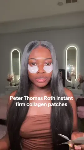 Peter Thomas Roth Instant firm collagen patches #undereyebags #undereyecircles #hyaluronicacid #collagenpeptides #peterthomasroth #undereyepatches #over40skincare #ptr #finelines #matureskin #skincarethatworks #firmx #luxuryskincare @Peter Thomas Roth Labs 