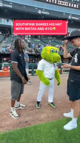 that’s a good look for you, Matas😂 #whitesox #chicagobulls #chicagowhitesox #matasbuzelis #ayodosunmu #MLB #NBA 