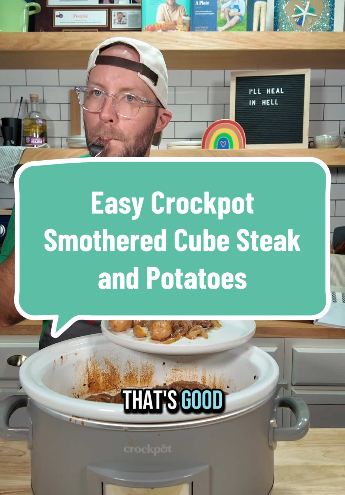 Another #crockpotdinner #smothered #cubesteak #gravy #potatoes #EasyRecipes #crockpot #DinnerIdeas #easycooking #simplerecipe #whatsfordinner #weeknightdinner #easymeal #beef #beefrecipe #onepotmeals 