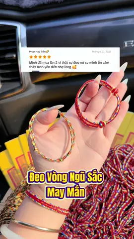 Đoe vòng ngũ sắc May Mắn - Tránh Hạn Xấu #vongngusac #chỉ_ngũ_sắc #vòngngũsắc #thoaichungphongthuy  @Thoại Chung. 