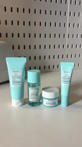 SKINTIFIC 5X CERAMIDE Barrier Repair Travel Kit #skintific #skinbarrier #barrier #barrierrepair #acne #sensitiveskin 