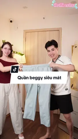 Quân beggy siêu mát co dãn đỉnh mặc hè chi mí bà đây nha #domireview #reviewlamdep #quanbeggy #quangionhan #quangionu #dcgr 