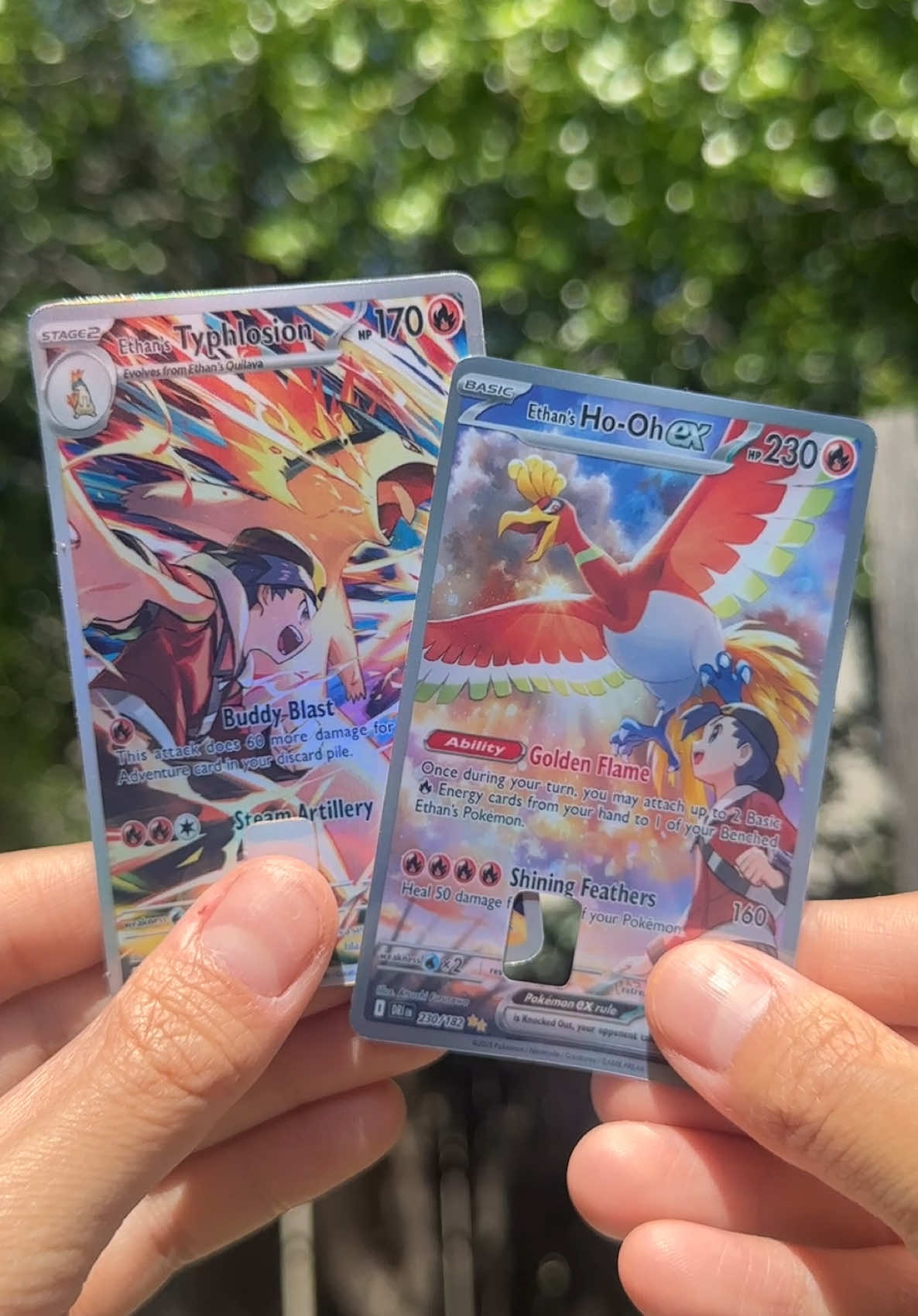 You already know Ethan doesn’t roll alone 💥 First came Cyndaquil. Then Typhlosion. Then the legendary encounter with Ho-Oh 🕊️🔥 Now we turned that legacy into something you can carry with you: Custom Pokémon credit card stickers featuring Ethan’s team. Now you can carry that same energy with you every time you tap your card 💳 #custompokemon #pokemonstickers #creditcardstickers   #ethanedition #pokemondrip #pokemontok   #customdesign #trainergear #tiktokshopfinds  #ethanandtyphlosion #typhlosionpokemon #pokemontrainer   #nostalgicpokemon #pokemonfans #creditcarddrip  #ethanxhooh #hooh #legendarypokemon  #ethanlegacy #PokemonLegends   #custompokemonart #legendarydrop #walletupgrade  