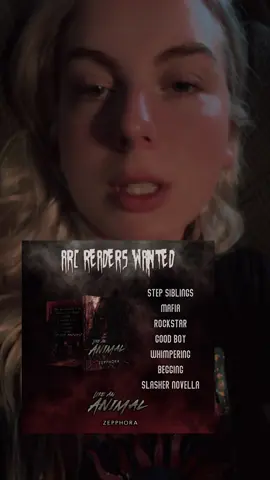 Dark romance readers you HAVE to read this!!! Sign up ASAP 🖤 It’s amazingggg Arc form link:    https://docs.google.com/forms/d/e/1FAIpQLSdF1Zjw4F9U-EwxWLg9ihN7ly7as423plkjPfNEyZlfX9OGog/viewform?usp=header&usp=embed_facebook Pre-Order Link:    https://www.amazon.com/dp/B0FDQHVB79?previewDoh=1 @Zepphora  #BookTok#spicybooks#darkromance#zepphorabooks#likeananimal#summerween#arcreads#arcsignup#indieauthors#darkromance#summerweenbooks#augustbooksreleases