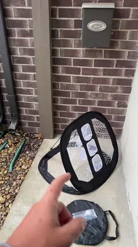 Sharpen your short game with this golf chipping practice net! Perfect for backyard or indoor use, it helps you dial in accuracy, control, and confidence around the green. #Golf #Golfswing #Golflife #GolfTok #Masters #Holeinone #Par 