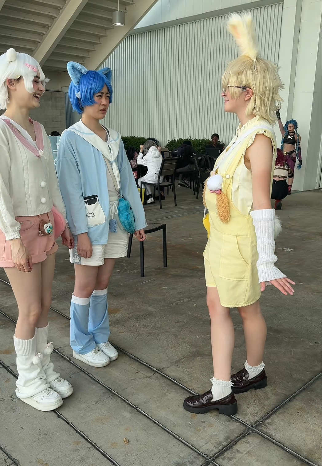 Una na una @voca_cos @👑 king 👑 #chiikawa #chiikawacosplay #hachiware #hachiwarecosplay #usagi #usagicosplay 