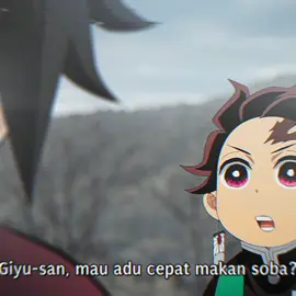 tanjiro malah nantangin adu cepat makan soba🗿 #demonslayer #kimetsunoyaiba #twixtor #tanjiro #tomioka #trending #fyp 