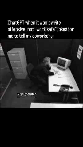 #Work #ChatGPT #AI #FYP #ForYou #Meme #Memes #Funny #Comedy #Humor 