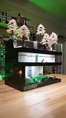 🐐 Severance Season 2 in LEGO 🐐 As a huge fan of the show I had to build some of my favorite moments from the most recent season into a MOC! Who else can't wait for Season 3? #lego #severance #appletv #legotiktok #severancetvshow