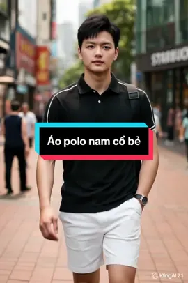 Áo polo nam cổ bẻ dáng thể thao lịch lãm #trend #xuhướng #viral #thoitrang #xuhuongtiktok #model #thoitrangnam #aopolo 