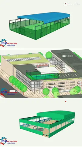 Công ty GPCN SBM chuyên thiết kế- thi công mái che di động. Hotline: 0962.673.209 #maididongsbm #maichedidong #PCCC #maichedaydien #xuhướng 