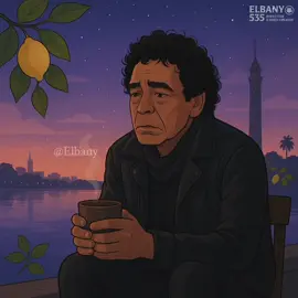 𝟓𝟑𝟓 | وكل شئ بينسرق مني العمر م الأيام 🖤 . . . محمد منير  شجر الليمون  الصورة من تصميمي وفكرتي بالذكاء الاصطناعي  . . #محمد_منير #منير #الكينج #mohamed_mounir #mohamed_elbany #tiktokviwes #viral #fyp 