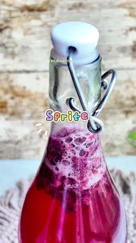 Sprite casero  Ingredientes: 1/2 tza blueberries  Cáscara de 1 limón  4 hojas de menta  1/4 tza bichito de jengibre  Jugo de 3 limones  1 lt agua sin cloro  Este refresco natural es mucho mejor para ti gracias al proceso de fermentación que le da probióticos 🫶🏻 no te preocupes demasiado por el azúcar porque las levaduras se comen el azúcar y eso es lo que genera el gas y posteriormente el alcohol!! Esta bebida contiene un porcentaje SUUUUUPER mínimo de alcohol, con un máximo de 0.5%, una bebida se considera alcohólica después del 1% , para producir alcohol tendrías que dejar fermentar por muchísimo más tiempo 🤭 🫧🧽 Regla número uno de la fermentación, todo lo que utilices debe estar extremadamente limpio!! La recomendación es hervir tu botella y tus instrumentos para evitar que cualquier batería pueda entrar  😵‍💫 si al terminar la fermentación ves algo raro o te huele mal, descarta, por tu seguridad no lo consumas  🤯 Para evitar que tu botella explote por exceso de presión del gas todos los días empuja un poco el tapón de la botella hasta que escuches el aire salir, otro consejo que me dieron si sabes que eso se te va a olvidar , en lugar de tapar a presión coloca un globo pinchado para que por ahí vaya saliendo el gas poco a poco, si eres muy pro puedes usar un tapón con válvula de escape y si de plano tienes miedo puedes empezar con una botella de plástico bien limpia 🤓 🍑🍓🥭 puedes hacer este mismo proceso con el jugo de frutas que se te antoje!! Pero procura que sea natural ☺️ . . . #fermentos #probioticos #fanta #refresco #refresconatural #soda #naranja #jengibre #gingerbug #natural #recetassanas #recetasveganas #abasedeplantas #vegano