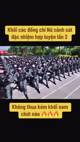 Khối nữ Cảnh sát đặc nhiệm vẫn là một lực lượng có sức hút cực lớn trong những lần diễu binh, diễu hành, quá mạnh mẽ và uy nghiêm 🇻🇳🇻🇳🇻🇳🔥🔥🔥 #dieubinh #A80 #dieuhanh #80namquockhanh #bodoivietnam #duyetbinhvietnam #bodoicuho 