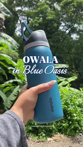 Like calm in a cup — meet my Blue Oasis. 💙🌊  #owala #owalawaterbottle #owalafreesip #insulatedtumbler 