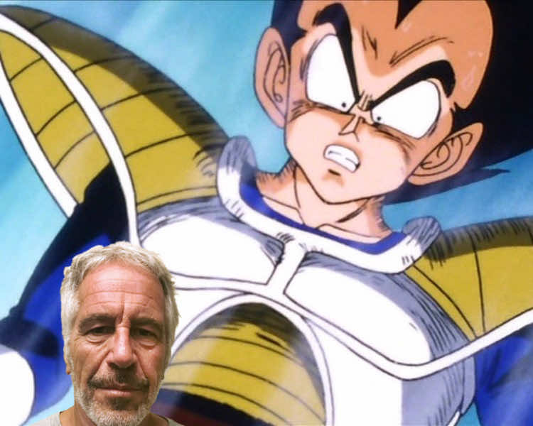 Goku is on the Epstein list #epstein #dragonball #epsteinclientlist #dbz #vegeta 