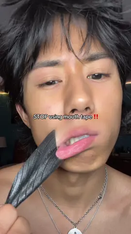 Stop using this mouth tape #mouthtape #mouthtapesleeping #mouthtaperesults #mouthtapebenefits #mouthtapebeforeandafter #mouthtapereview 