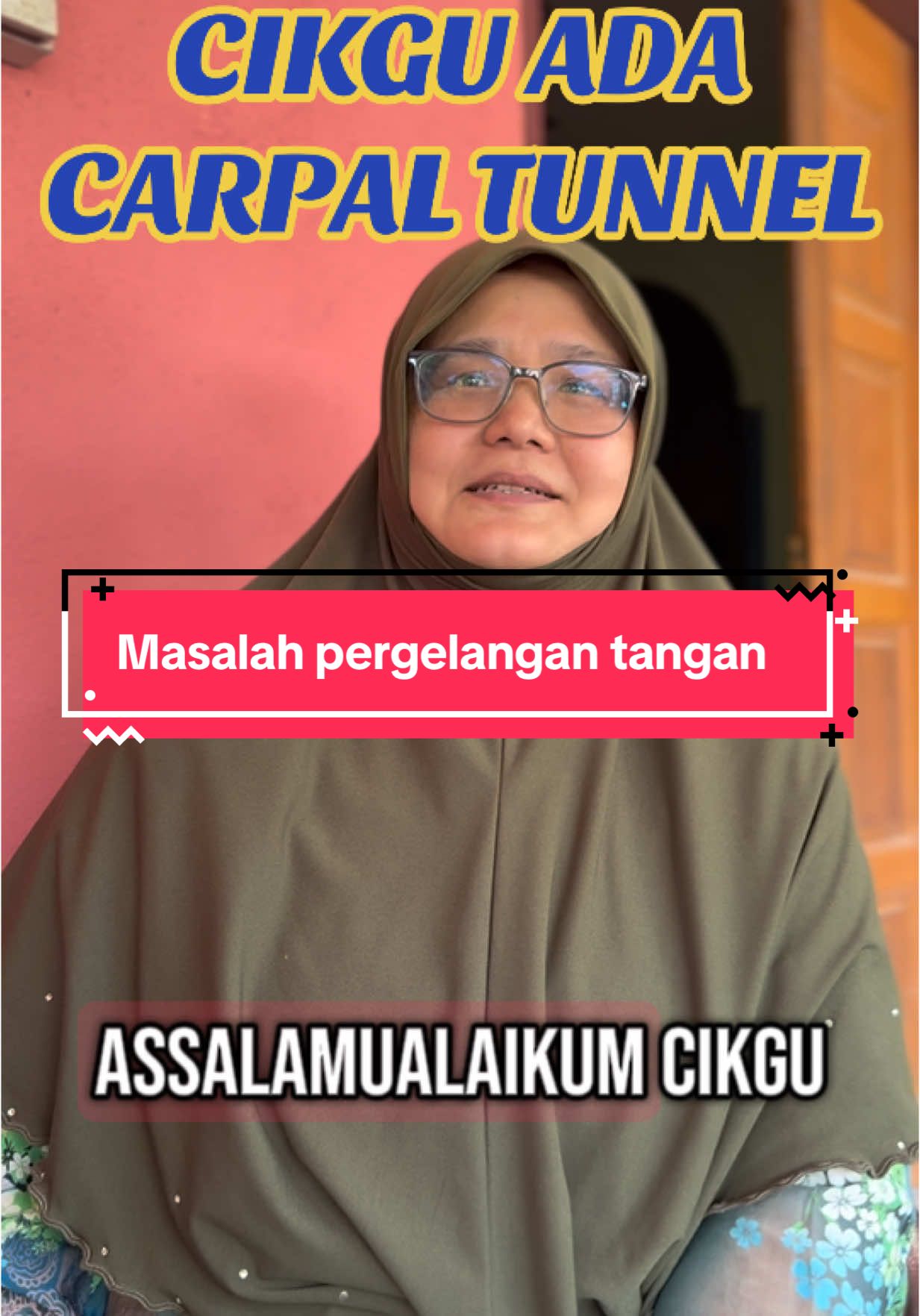 #carpaltunnel memang famous lah masalah cikgu cikgu sebab kita kan cikgu yang rajin menyemak kertas… hehehe #aulorapantswithkodenshi #auloraseries 