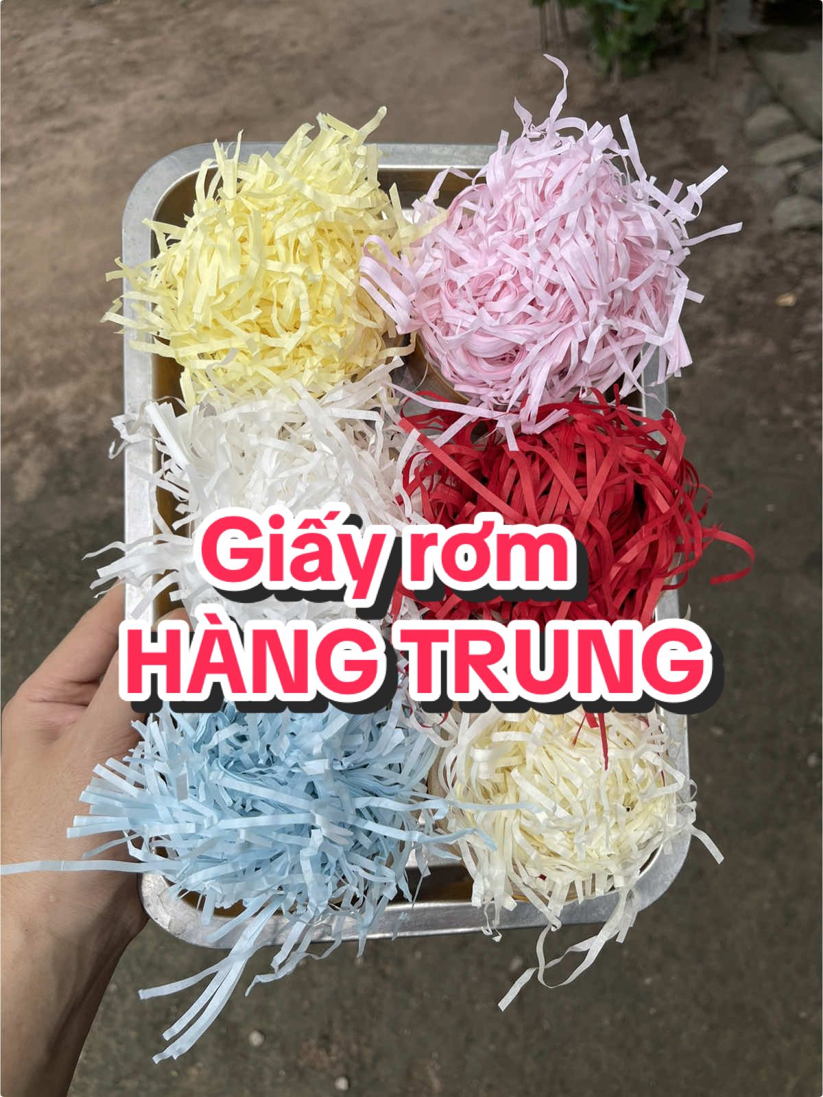 Giấy rơm, rơm lót hộp quà #giayromlothopqua #giayvun #rua #videophukien #phukien 