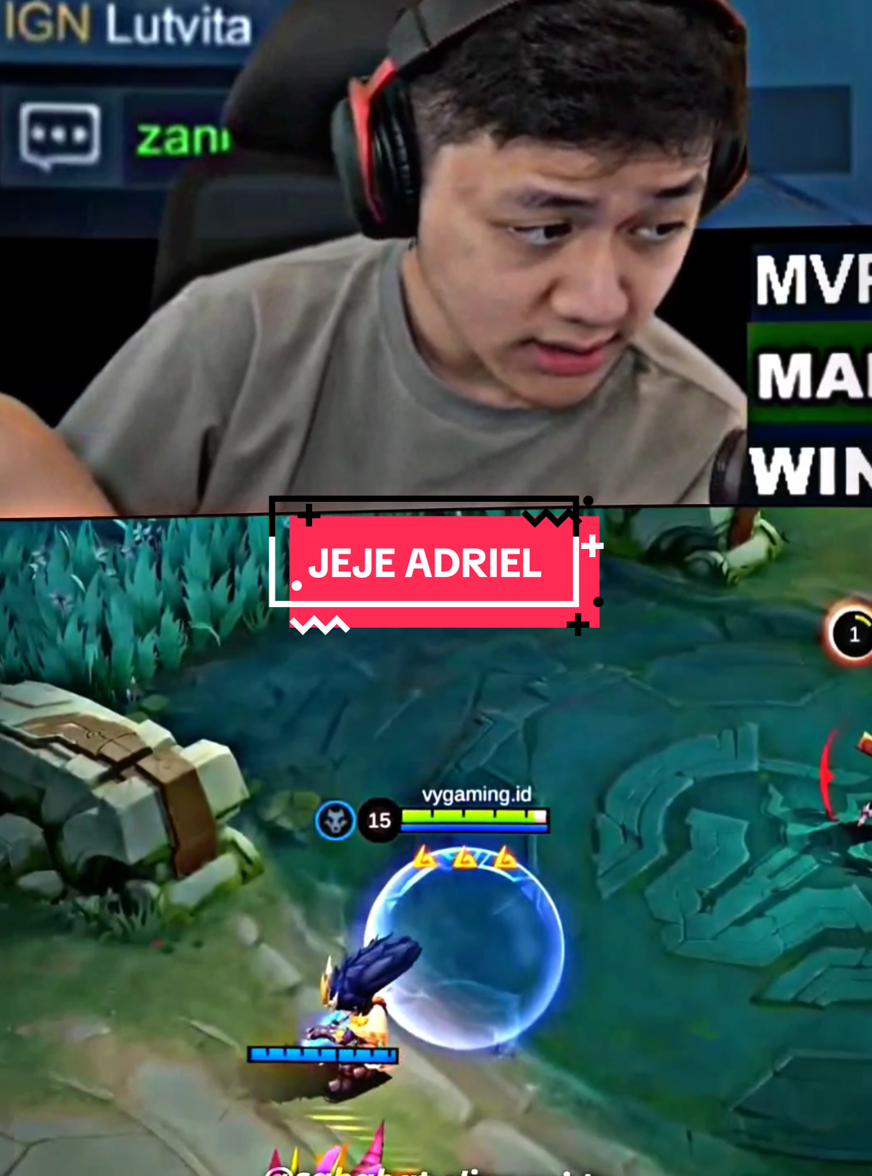 kapan lagi cuyy di support langsung sama idol😎🔥 #MLBBALLSTAR #MLBBDinoPlanet #MLBB #jejeadriel #fyp 
