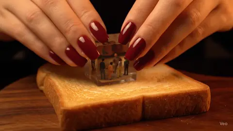Haters Toast ASMR 🚶 #asmr #oddlysatisfying #bread #ai 