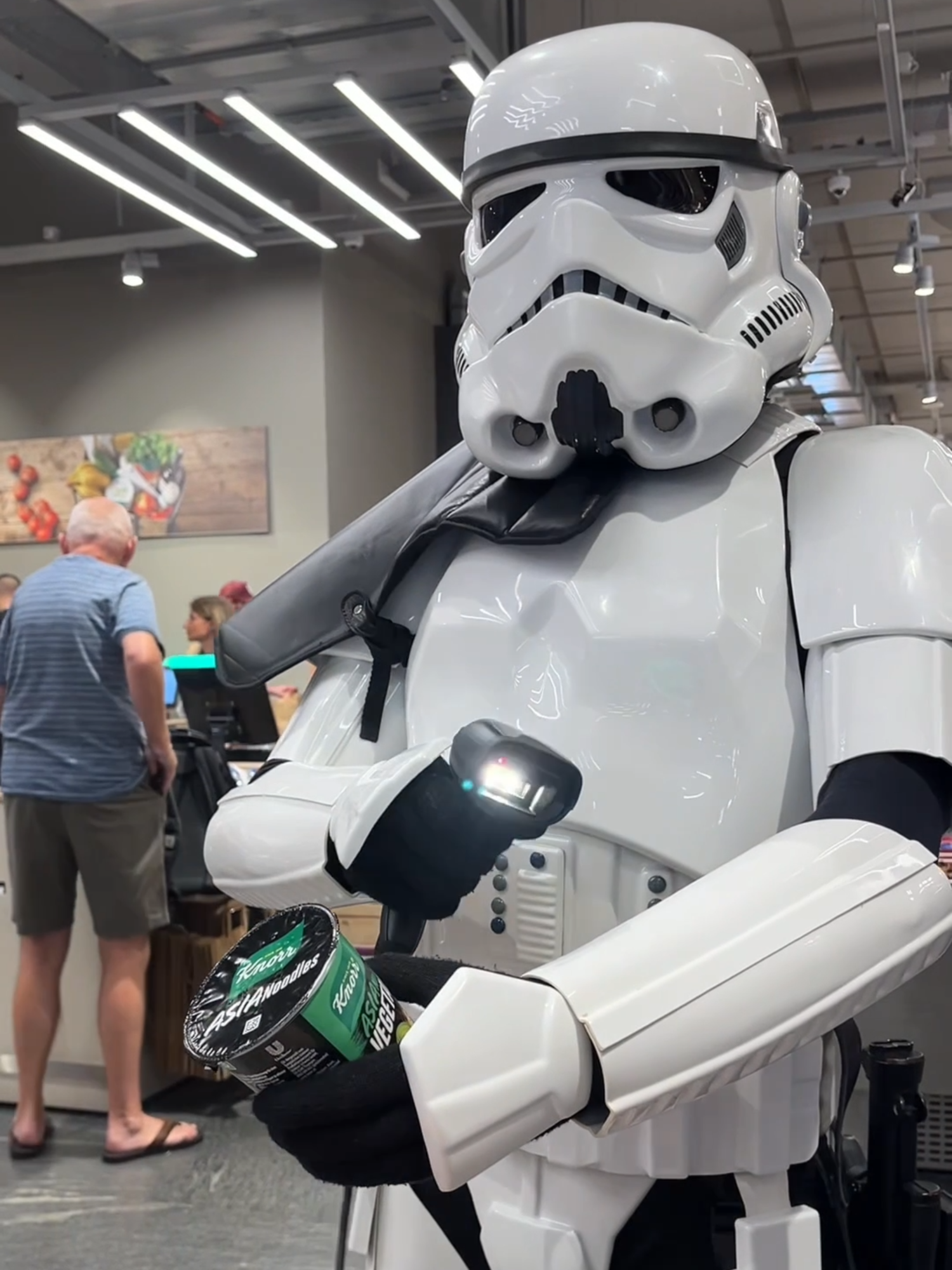 SelfcheckoutTrooper #starwarsfan #stormtrooper #aim #humor #stayhungry