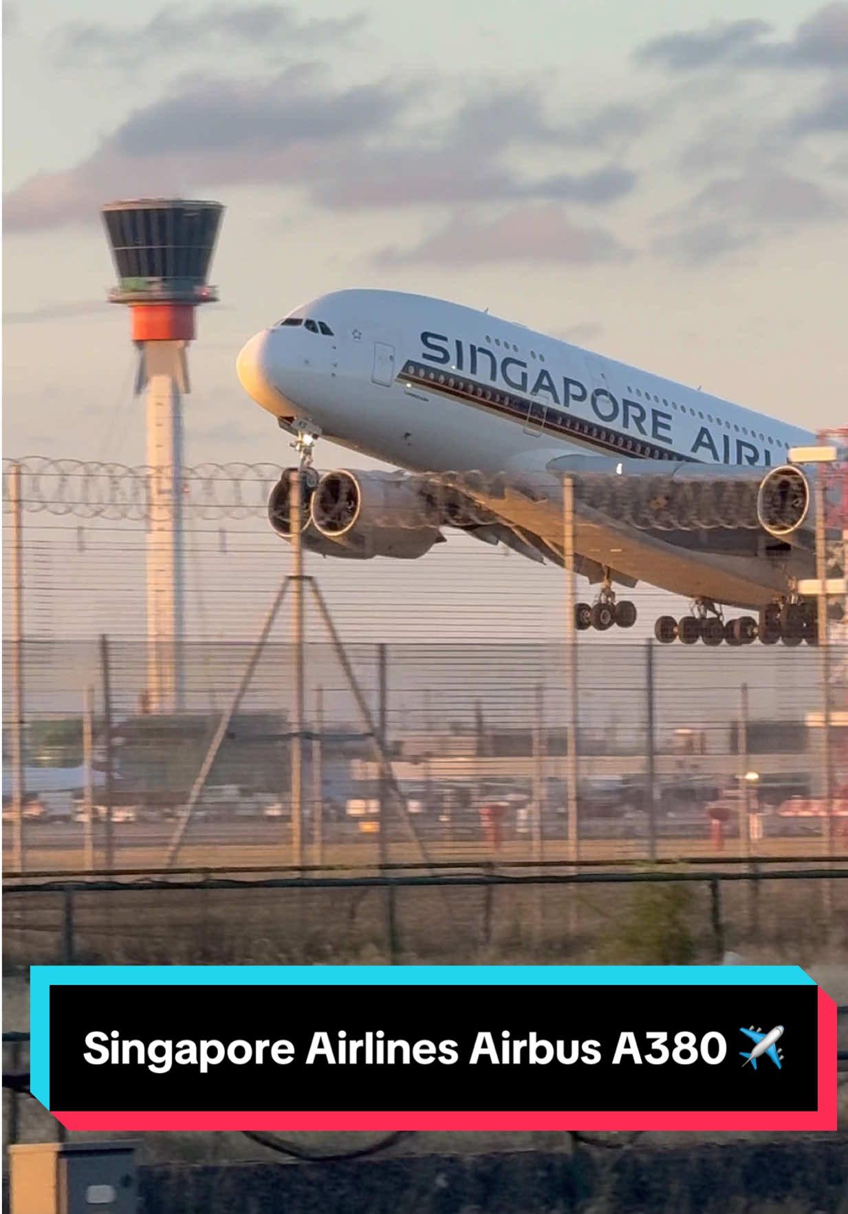 Airbus A380 soaring into the sky as it takes off from Heathrow Airport, showcasing the beauty of aviation. Witness the majestic power and grace of this incredible aircraft as it embarks on its journey 😮✈️ #airbus #airbusa380 #a380 #aviation #airplane #planespotting #takeoff #airport #avgeek #heathrow #aircraft #aviationdaily 
