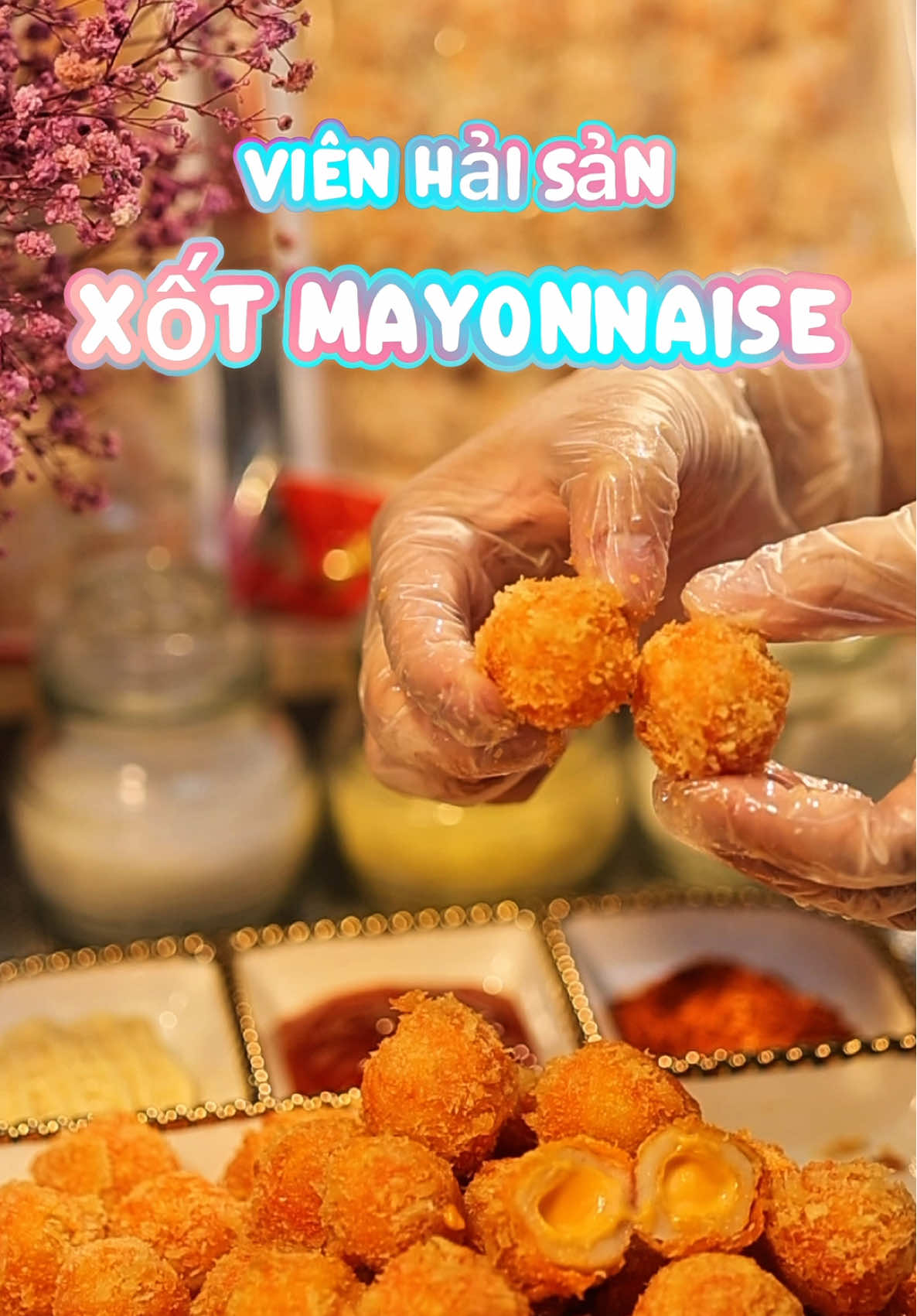 Viên hải sản xốt mayonnaise cùng Quang Tuyển Foods nha #vienhaisan #viencamcam #vienhaisanphomai #cavienchien #anngonnaugon #foods #ancungtiktok #anvat #fyp #mukbang 