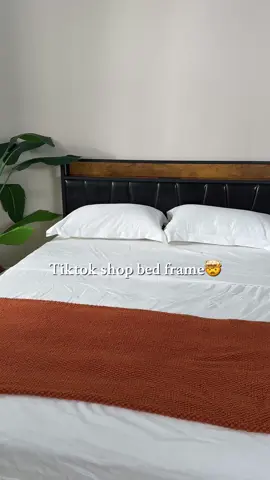 Affordable, easy to put together, and no box spring needed sounds perfect if you ask me #queensizebed #bedframe #bedroom #stylishroom #storageideas  #TikTokShop #likimio #dealsforyoudays 