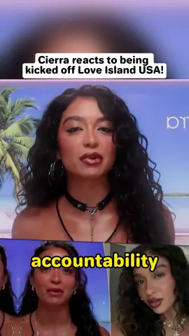 Cierra reacts to being kicked off Love Island USA! #cierra #cierraortegaedits #loveislandusa #LoveIsland #fyp #xyzabc #loaftube 