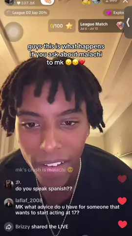 i love malachi but yall be doing too much let the man live 😭😭 #fyp #mk #zombies4 #new @Mk🇪🇹 