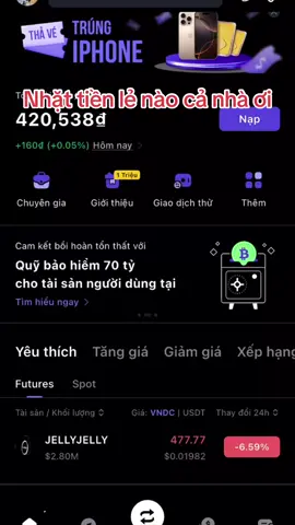 Nhặt tiền lẻ nào cả nhà ơi #crypto #atx #affiliatecrypto #appkiemtien 